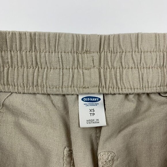 Old Navy A Stones Throw Linen Blend Slim Leg Pant XS - Picture 3 of 6